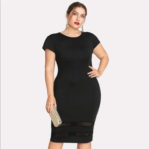 SHEIN Dress 2XL Black
